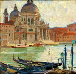 Carl Moll - Kirche in Venedig