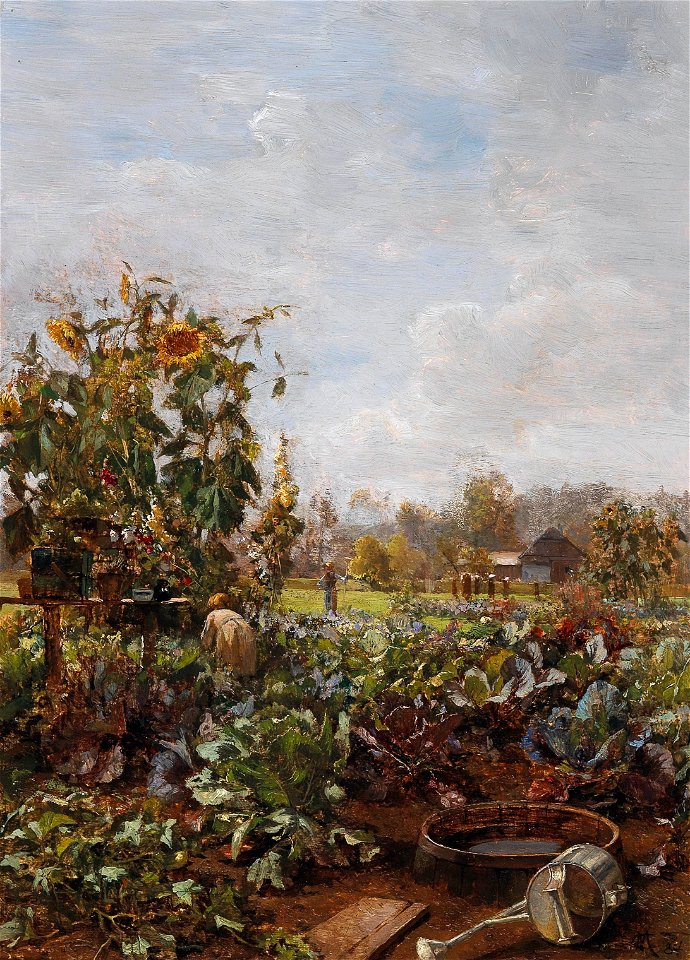 Carl Moll - Rustic Garden