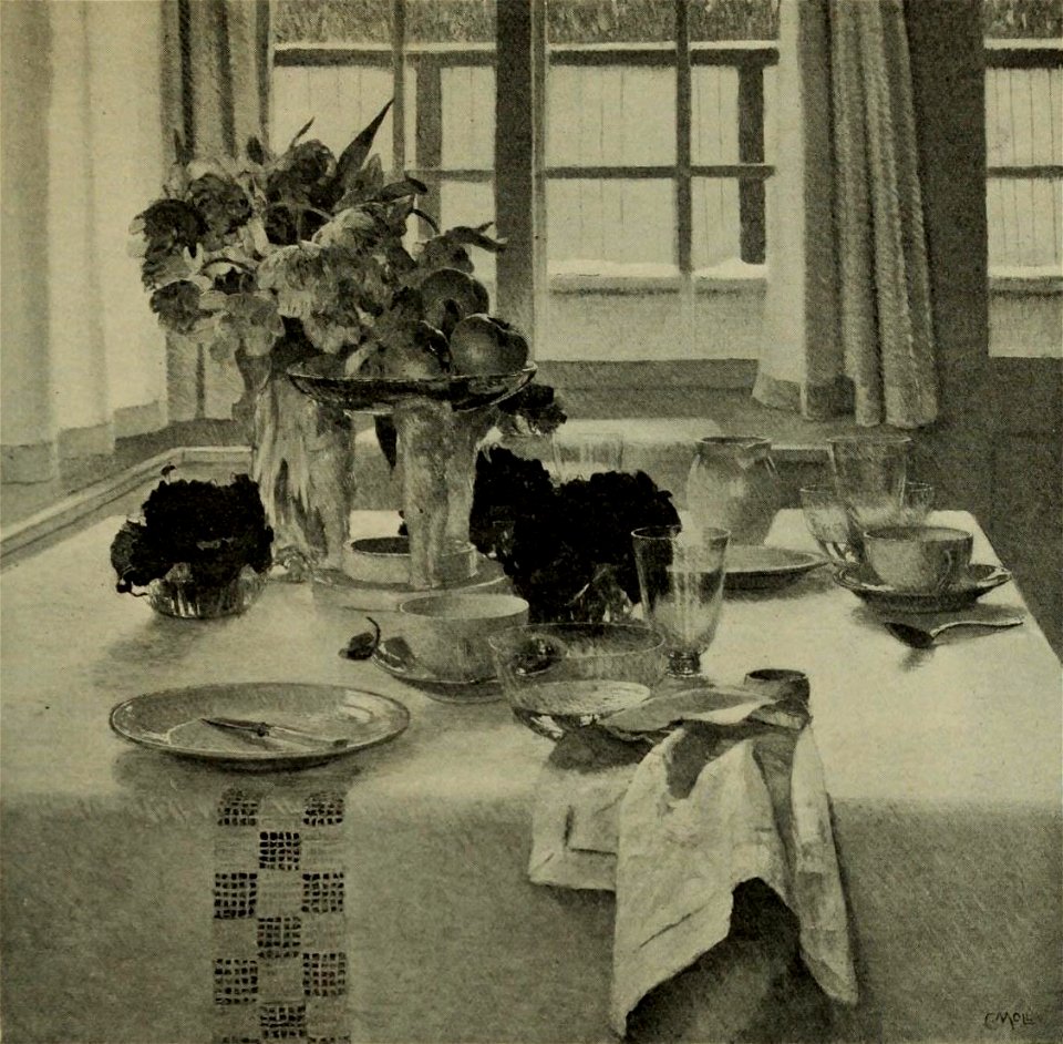 Carl Moll - The Breakfast Table