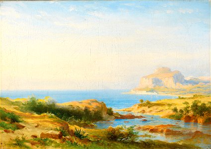Carl morgenstern seelandschaft cefal sicily