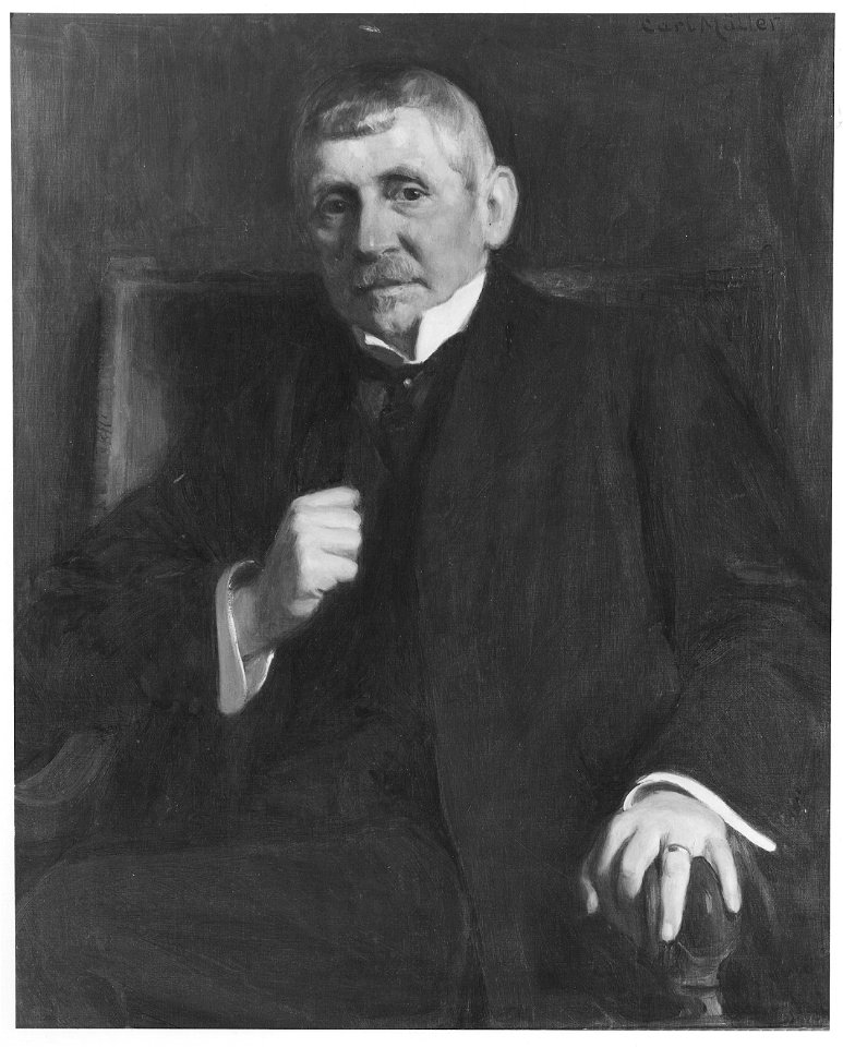 Carl Möller, 1857-1933, överintendent, generaldirektör, arkitekt (Oscar Björck) - Nationalmuseum - 40140