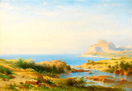 Carl morgenstern seelandschaft cefal sicily 121634)