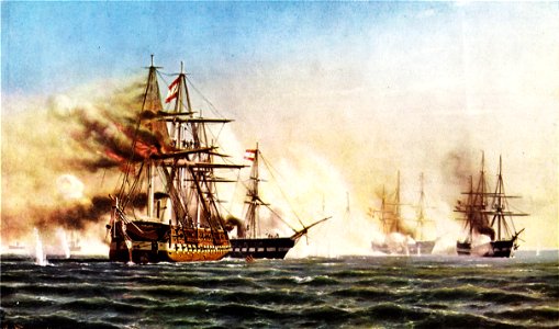 Carl Neumann - Søtræfningen ved Helgoland - 1865