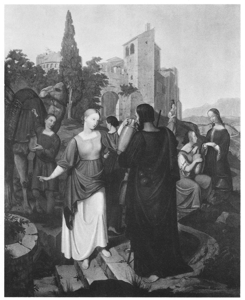 Carl Peschel Rebekka und Eliesar