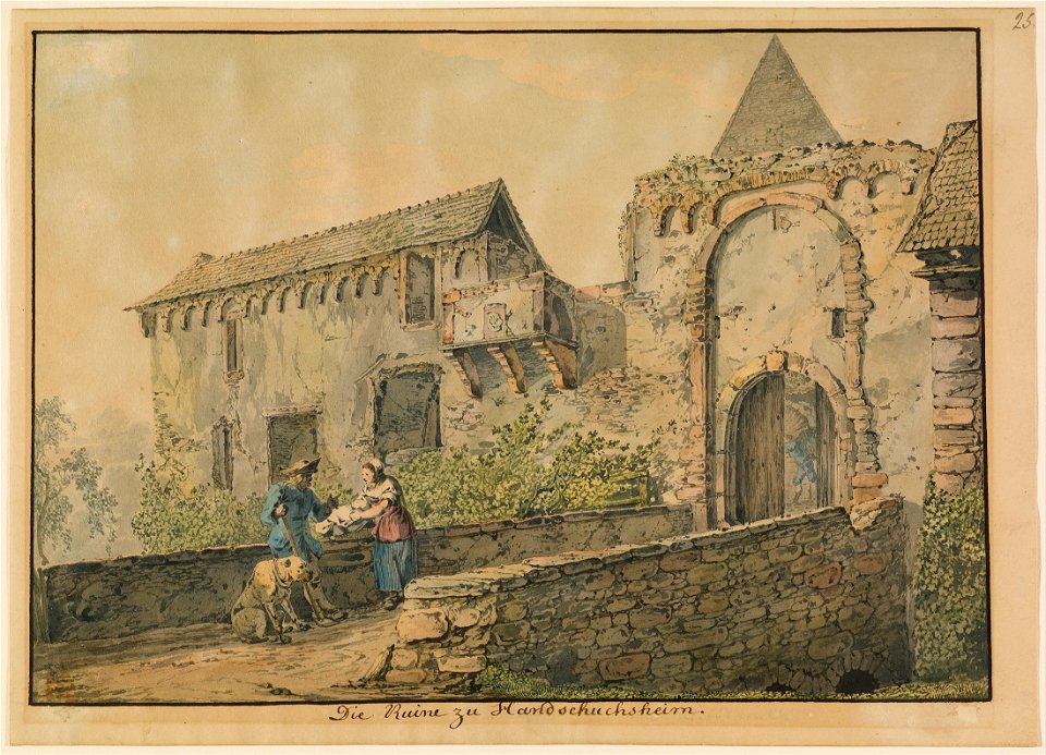 Carl Philipp Fohr (German - Ruin of the Tiefburg at Handschuhsheim - Google Art Project