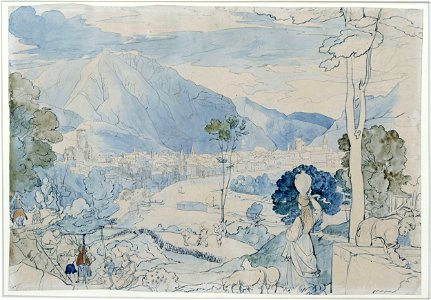 Carl Philipp Fohr - View of Trent - Google Art Project