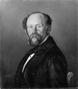 Carl Peter Mazér - Emanuel Mattias Olde (1802-1885), professor, married to Emma Christina Vilhelmina Hagberg - NMGrh 3172 - Nationalmuseum