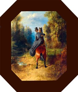 Carl Reichert - Empress Elizabeth riding