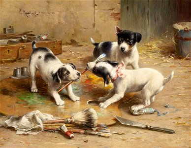 Carl Reichert Der Malerstreit 1903