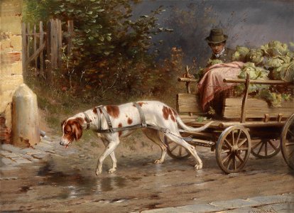 Carl Reichert Auf dem Weg zum Markt