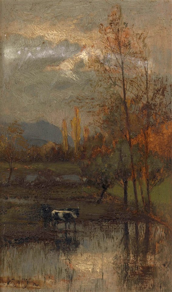 Carl Rathjen (1855-1919) - A Pastoral Landscape - RCIN 403738 - Royal Collection