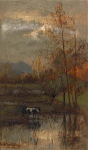 Carl Rathjen (1855-1919) - A Pastoral Landscape - RCIN 403738 - Royal Collection