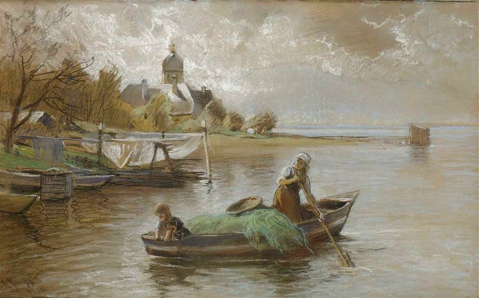 Carl Raupp Am Ufer der Fraueninsel
