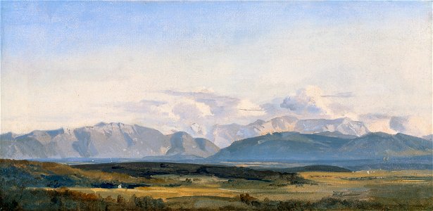 Carl Rottmann - Vorgebirgslandschaft bei Murnau - G 4447 - Lenbachhaus