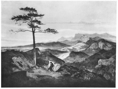Carl Rottmann Einsame Föhre im Bayerischen Gebirge