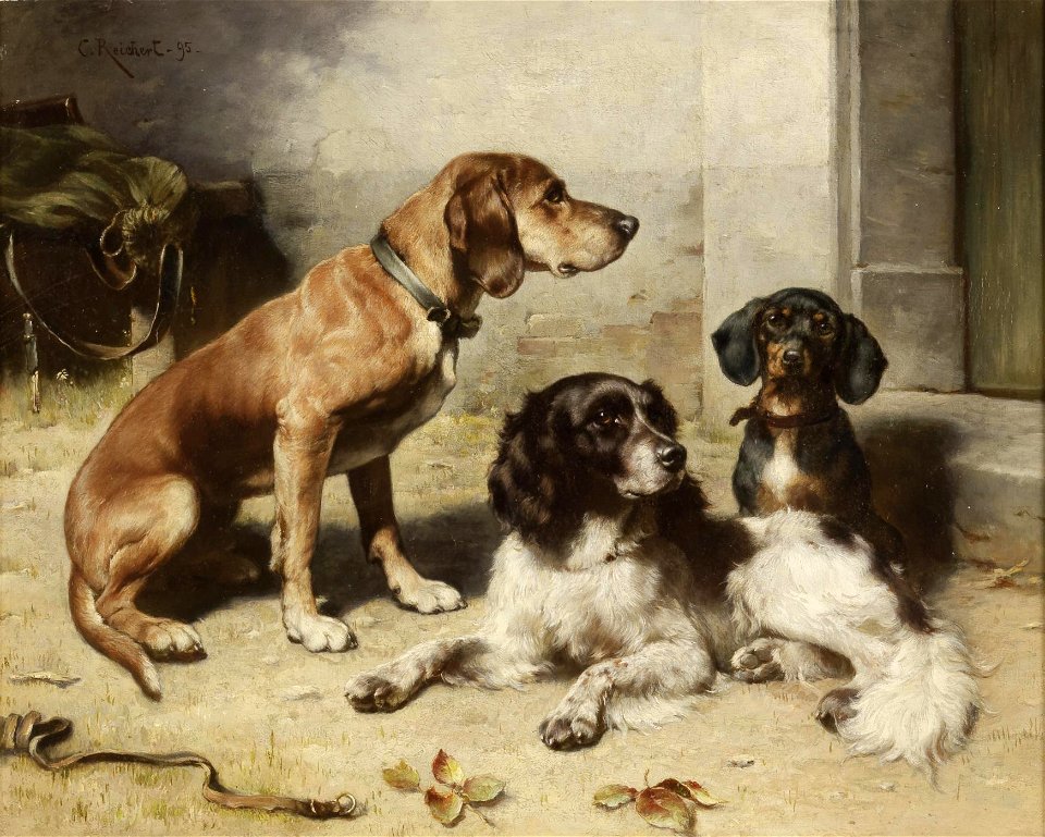 Carl Reichert Nach der Jagd 1895