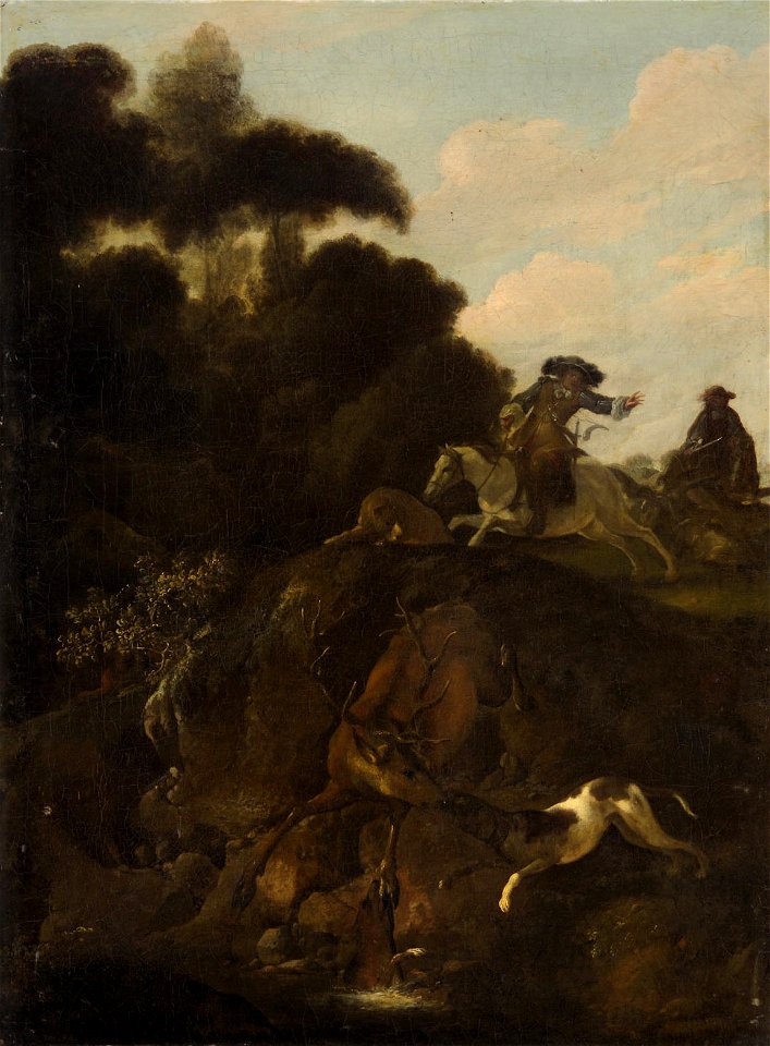 Carl Ruthart - Hirschjagd - GG 451 - Kunsthistorisches Museum