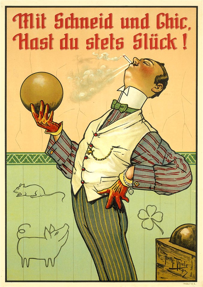 Carl Robert Arthur Thiele Poster Bowling