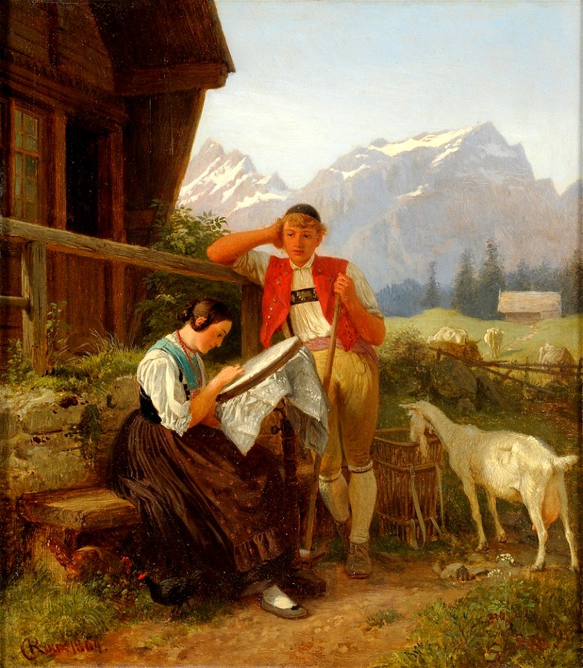 Carl Roux Ein sonniger Nachmittag