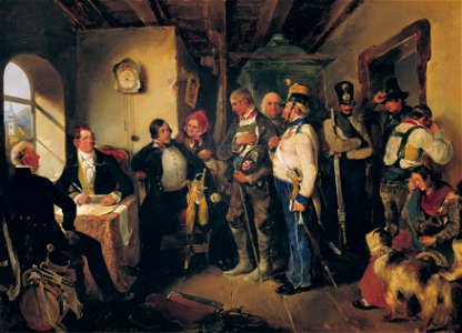 Carl Schindler - Die Rekrutierung - 2103 - Kunsthistorisches Museum