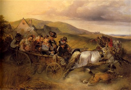 Carl Schindler, Die Hochzeitsfahrt