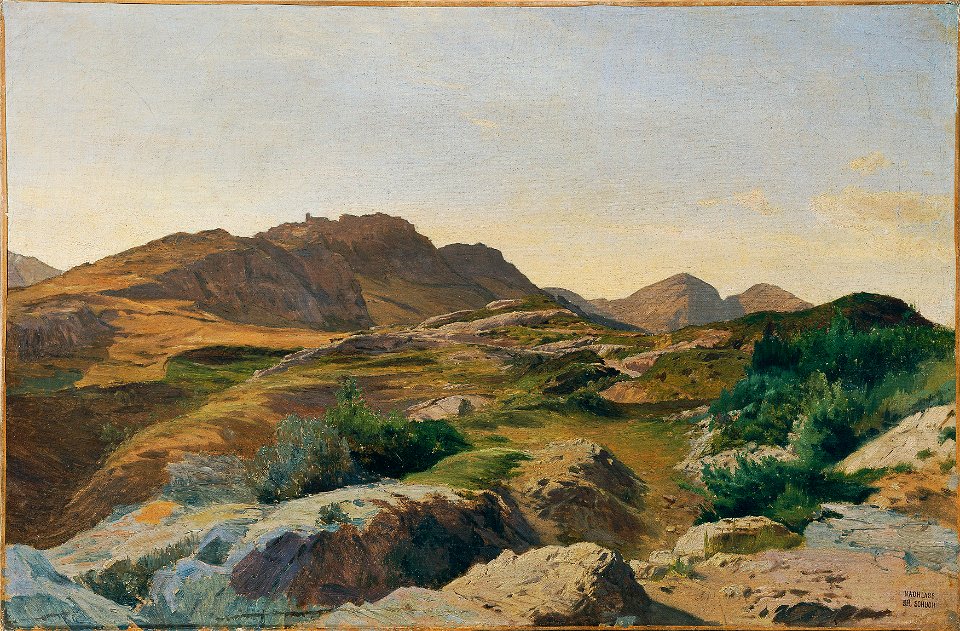 Carl Schuch - Landschaft im Sabinergebirge - 1116 - Österreichische Galerie Belvedere