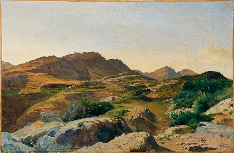 Carl Schuch - Landschaft im Sabinergebirge - 1116 - Österreichische Galerie Belvedere