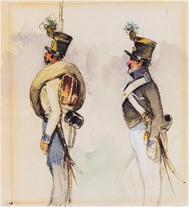 Carl Schindler - Zwei Soldaten