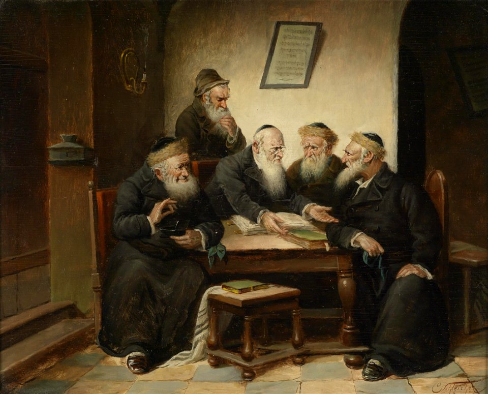 Carl Schleicher Beim Rabbi