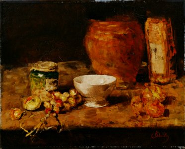 Carl Schuch - Stillleben mit weißer Schale - 3834 - Österreichische Galerie Belvedere