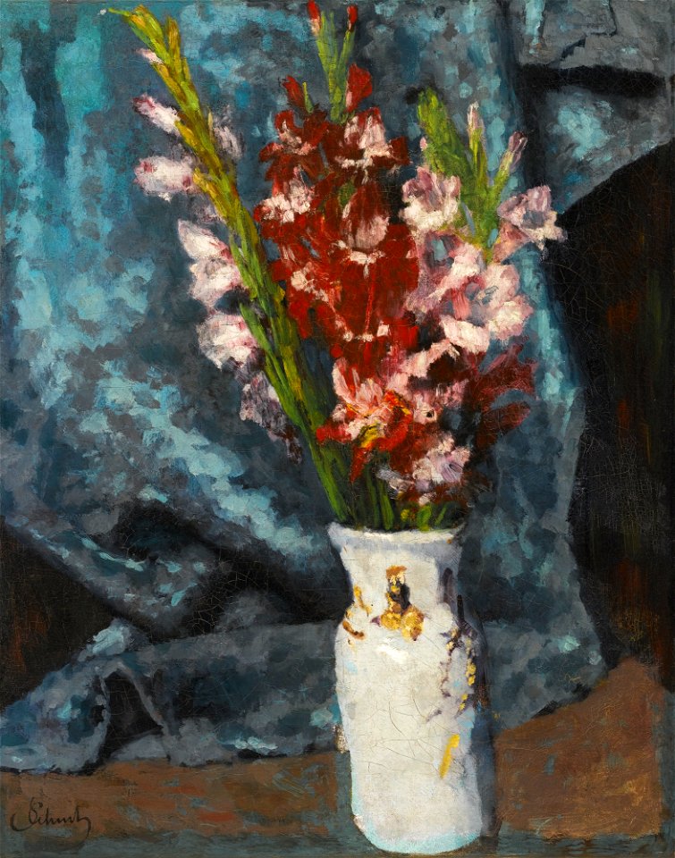 Carl Schuch - Gladiolen