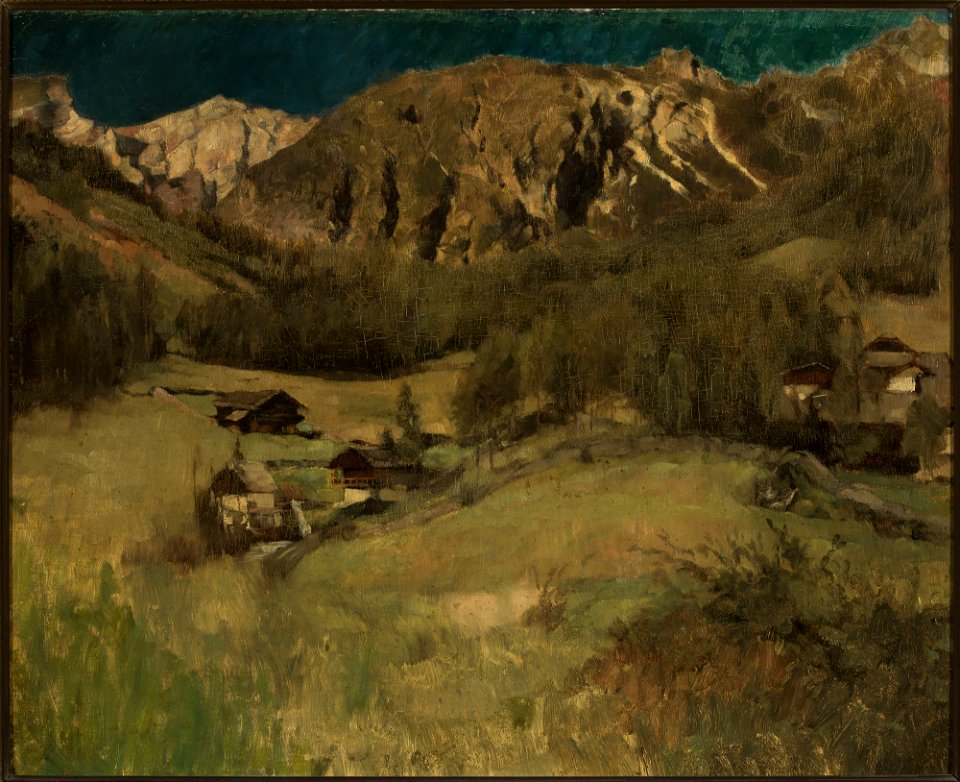 Carl Schuch - Landscape from Tyrol - M.Ob.1938 - National Museum in Warsaw