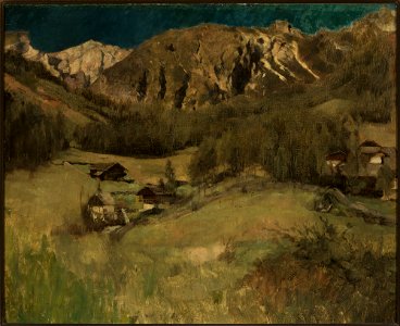 Carl Schuch - Landscape from Tyrol - M.Ob.1938 - National Museum in Warsaw