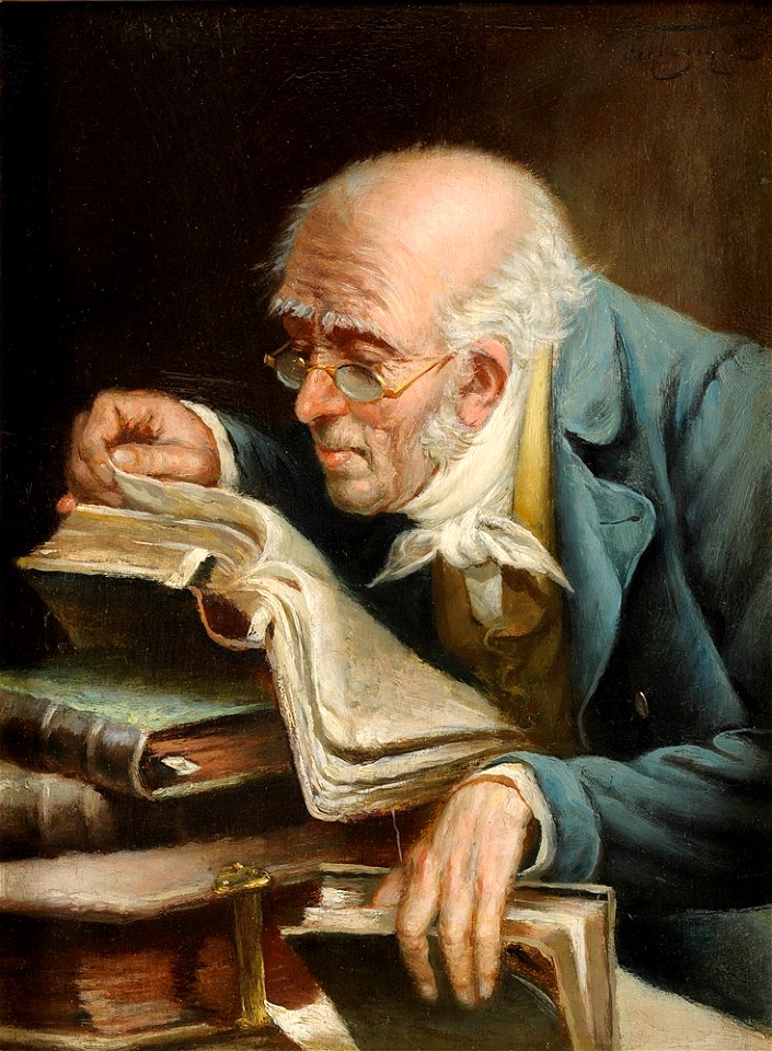 Carl Schleicher Der Bücherwurm