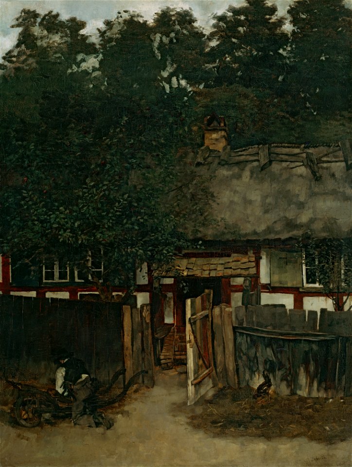 Carl Schuch - Bauernhaus in Ferch am Schwielowsee - G 5151 - Lenbachhaus