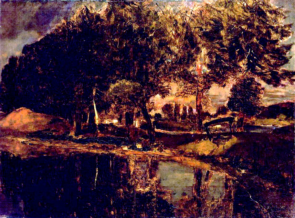 Carl Schuch - Am Seddiner See bei Kähnsdorf
