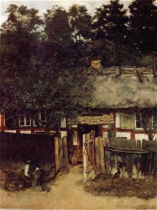 Carl Schuch - Bauernhaus in Ferch am Schwielowsee