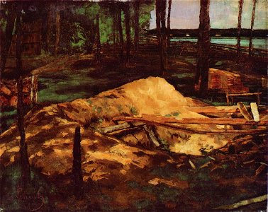 Carl Schuch - Sägegrube II