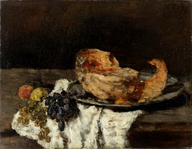 Carl Schuch - Kürbisschnitte