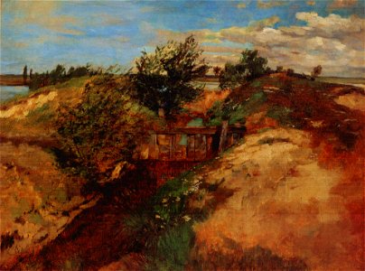 Carl Schuch - Schleuse bei Kähnsdorf