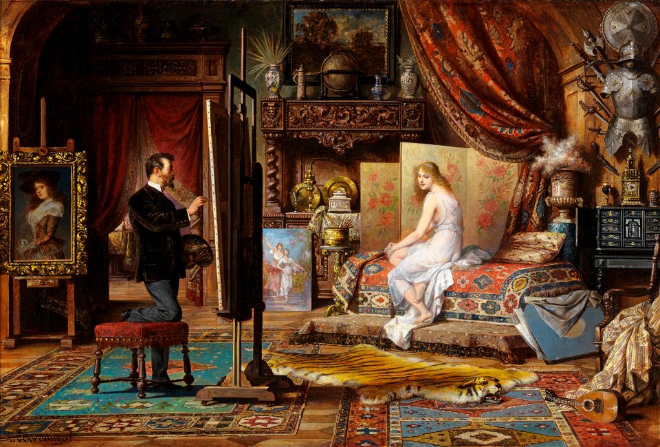 Carl Schweninger the Younger – The Artist and His Model