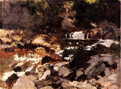 Carl Schuch Wildbach Saut du Doubs
