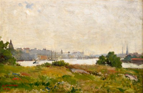 Carl Skånberg - Vy över Stockholm