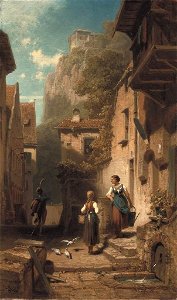 Carl Spitzweg - Der Husar - 15290 - Bavarian State Painting Collections. Free illustration for personal and commercial use.