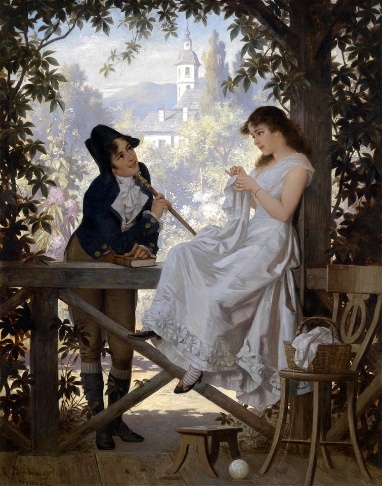 Carl Schweninger junior Das Stelldichein