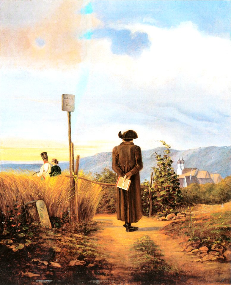 Carl Spitzweg - Der verbotene Weg