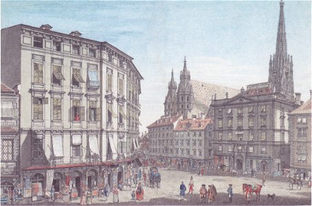 Carl Schütz - Der Stock-im-Eisen-Platz in Wien - 1779