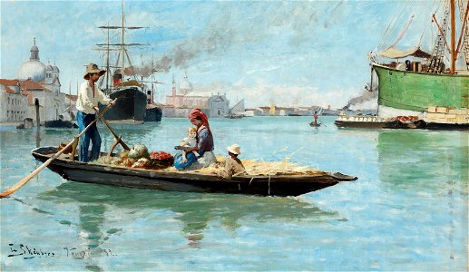 Carl Skånberg-Hamnbild från Venedig