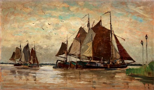 Carl Skånberg - Holländskt strandmotiv