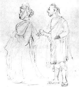 Carl Spitzweg - Herakles und Penelope